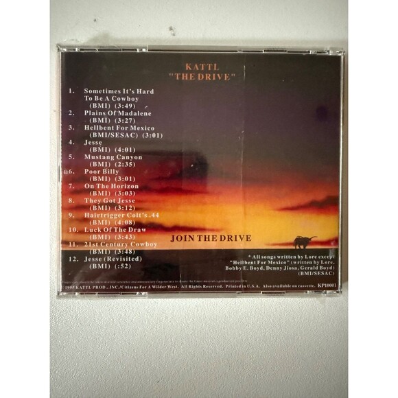 Kattl The Drive CD 1995 KP10001 NEW SEALED - Picture 2 of 3